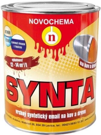 NOVOCHEMA Email S 2013 SYNTA- Syntetická vrchná farba - 2880 - hnedá gaštanová - 0,75 Kg