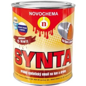 NOVOCHEMA Email S 2013 SYNTA- Syntetická vrchná farba - 9110 - hliníková - 0,75 Kg